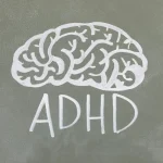 تصویر مفهومی ADHD و بیشفعالی در کودکان و بزرگسالان، نشاندهنده تمرکز و انرژی ذهنی